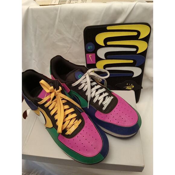 Nike Other - Nike Air Force 1/1 Mens Size 13 DB2576-001 Black Multi-Color IN BOX
